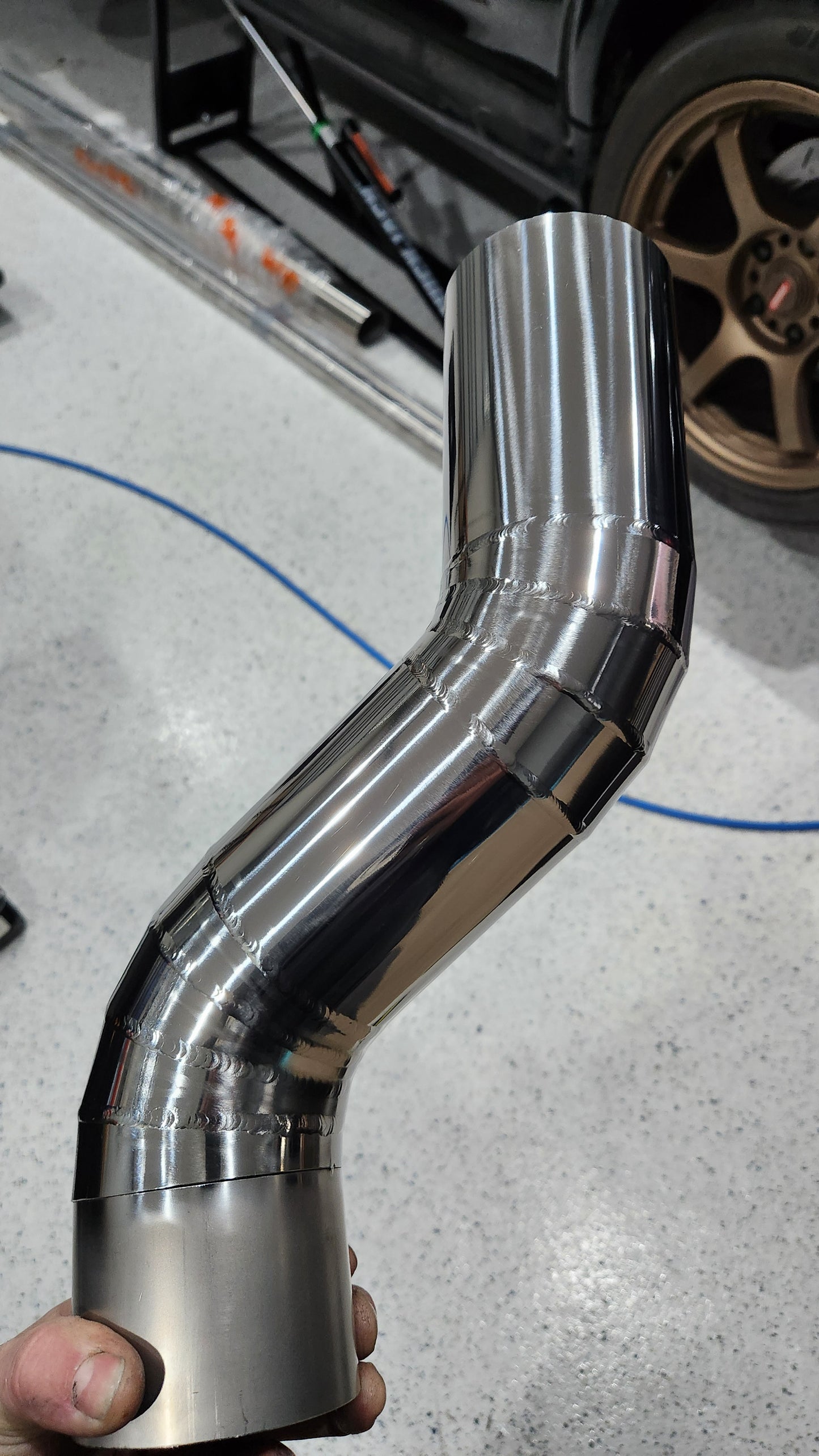 Evo 7-9 Titanium Mafless intake 3.5"