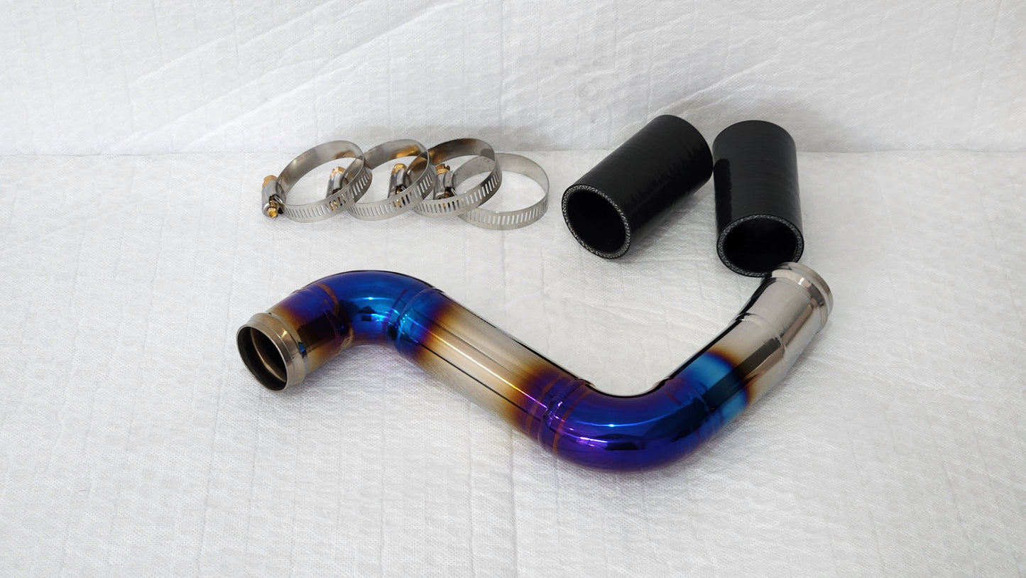 Evo 7-9 Titanium Top Radiator Pipe