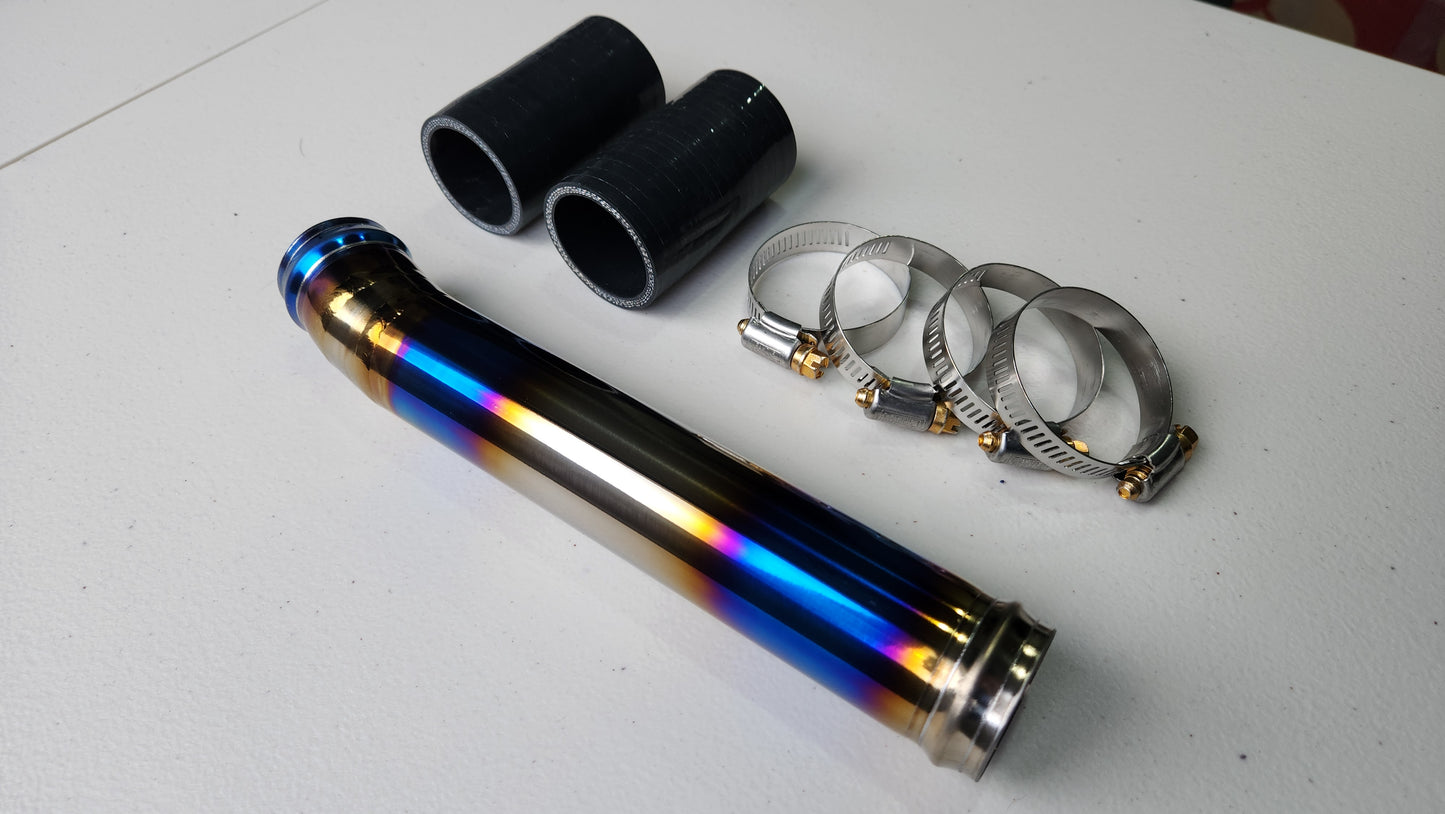 Evo 4-6 Titanium Top Radiator Pipe