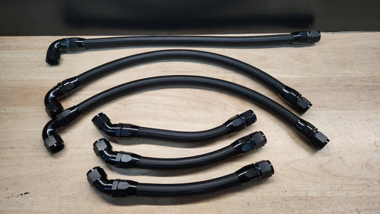 Catch Can Braided Hose Set
